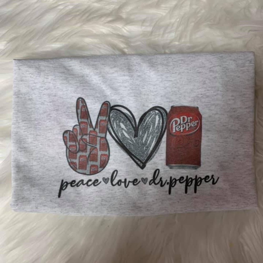 Brand new custom unisex Dr. pepper T-shirt